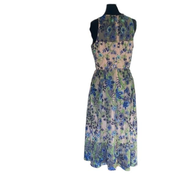 NWOT Adrianna Papell Women's Embroidered Fit and Flare Dress, Size 10 - Picture 9 of 12